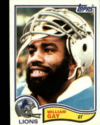 1982 Topps Football William Gay #339