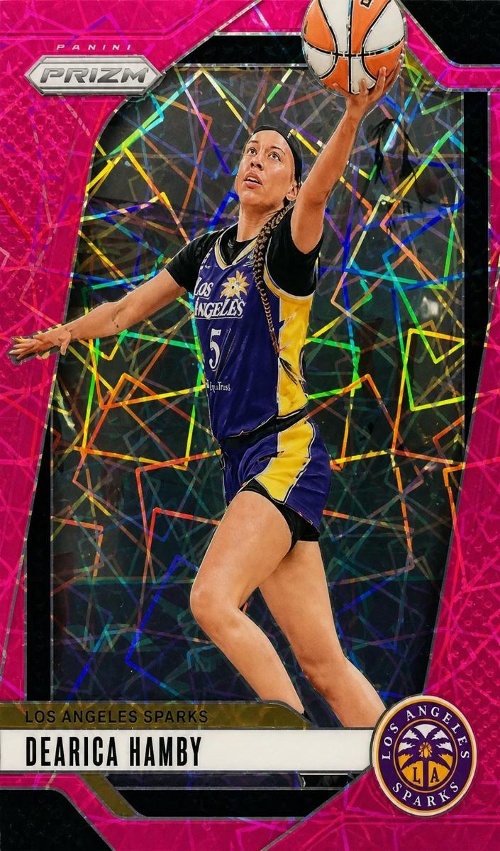 2024 Panini Prizm WNBA Basketball Pink Velocity Dearica Hamby #19