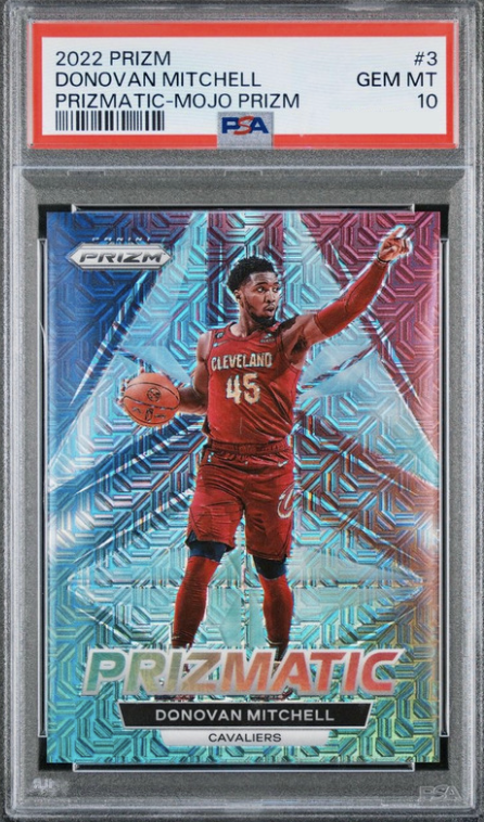 2022 Panini Prizm Basketball Mojo Donovan Mitchell #3 PSA 10