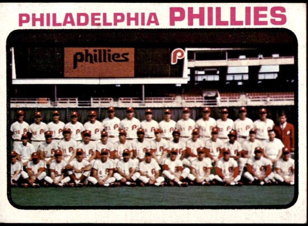 1973 Topps Baseball Philadelphia Phillies Team #536