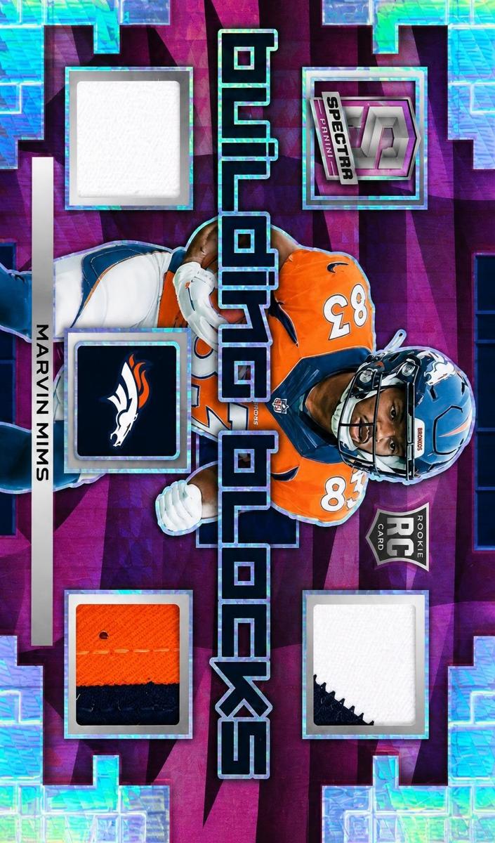 2023 Panini Spectra Football Neon Pink Marvin Mims #BBL-MMI