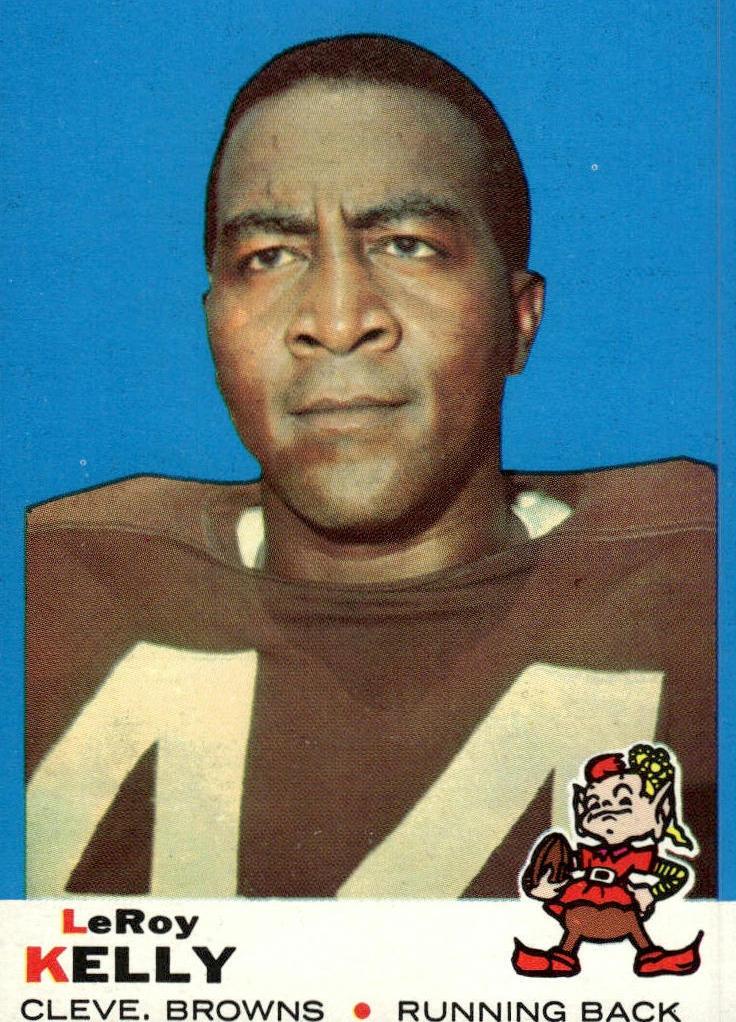 1969 Topps Football Leroy Kelly #1 PSA 7.5