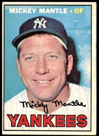 1967 O-Pee-Chee Baseball Mickey Mantle #150 PSA 5