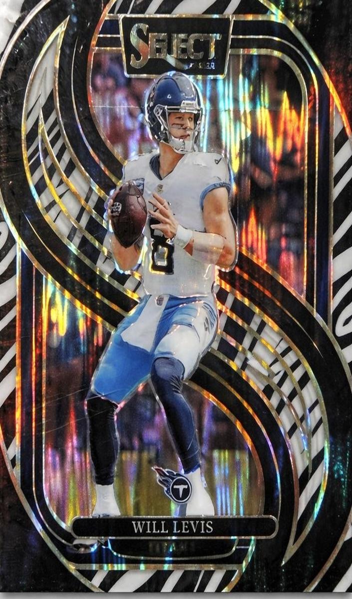 2024 Panini Select Football Zebra Will Levis #200