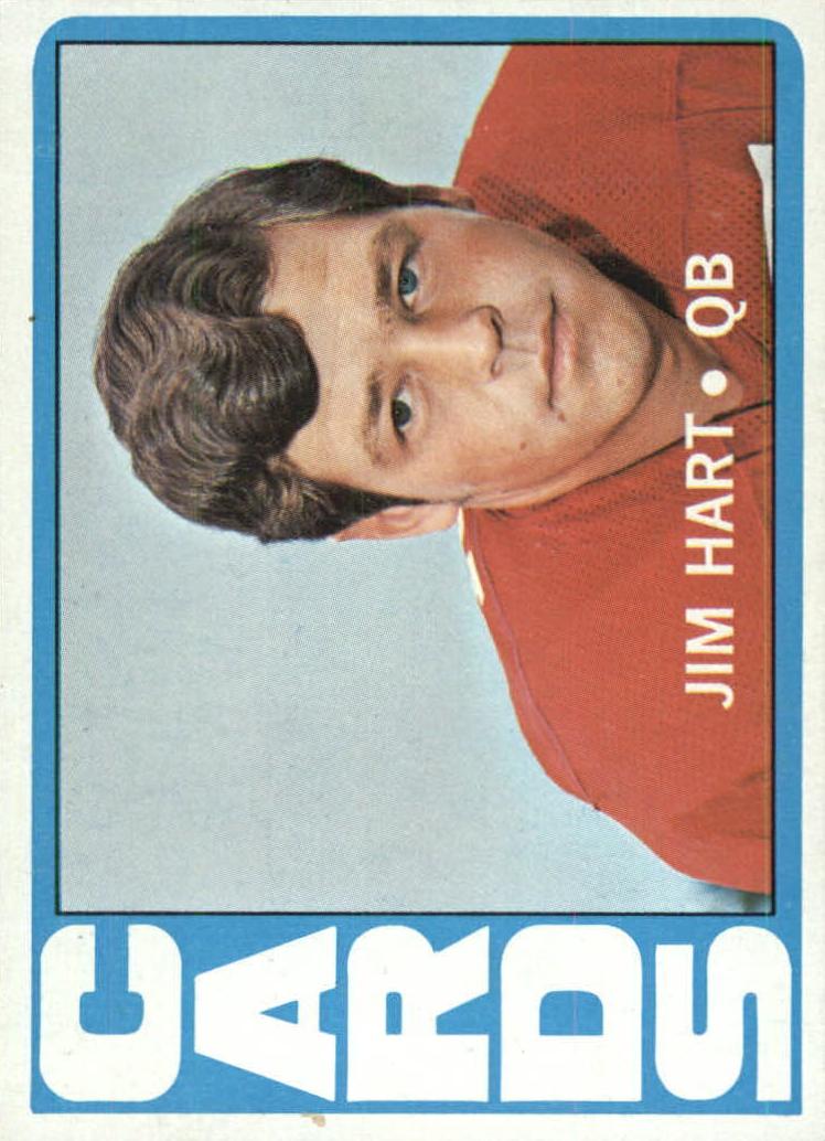 1972 Topps Football Jim Hart #88 PSA 8