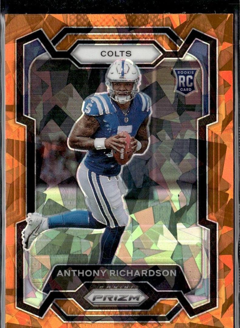 2023 Panini Prizm Football Orange Ice Anthony Richardson #343