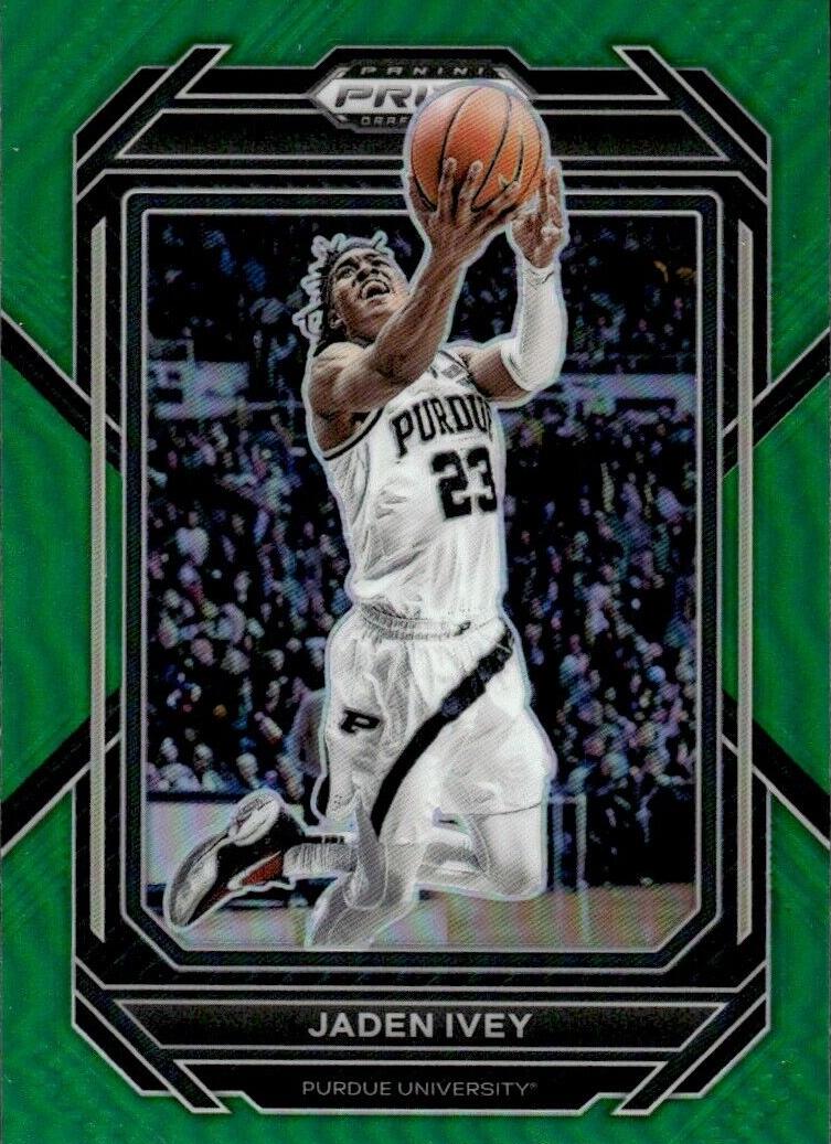 2023 Panini Prizm Draft Picks Basketball Green Jaden Ivey #75