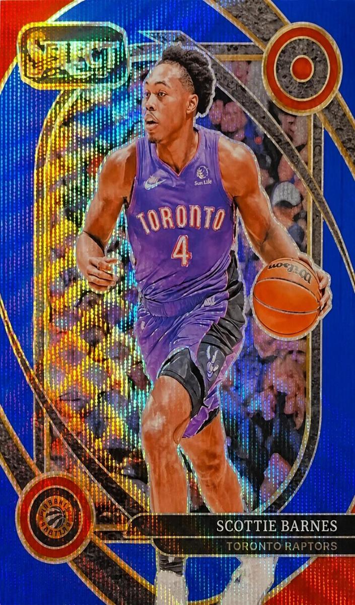 2024 Panini Select Basketball Blue Wave Scottie Barnes #219