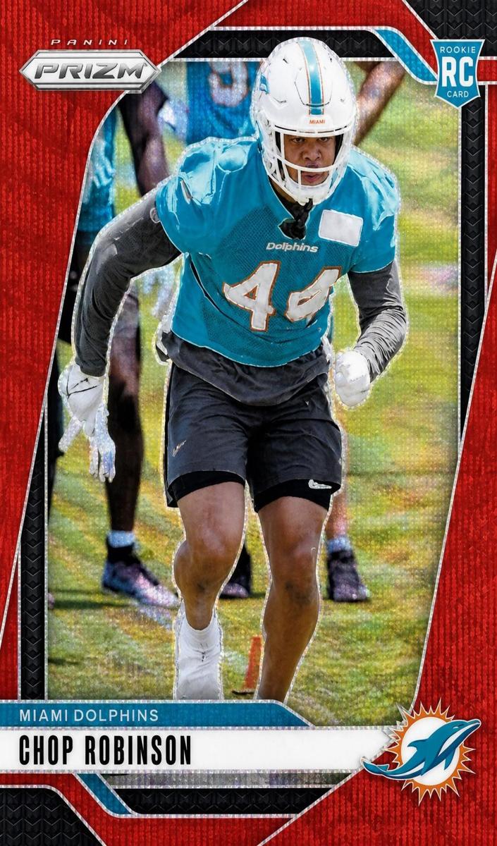 2024 Panini Prizm Football Red Wave Chop Robinson #319