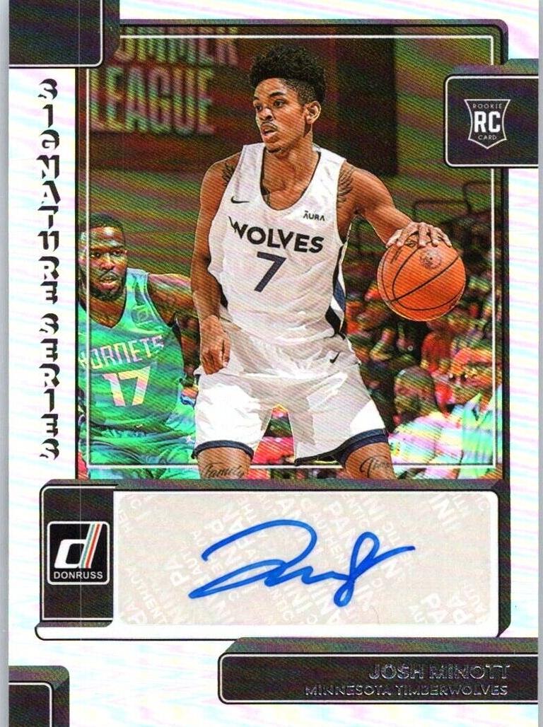 2022 Panini Donruss Basketball Josh Minott #SS-JMT