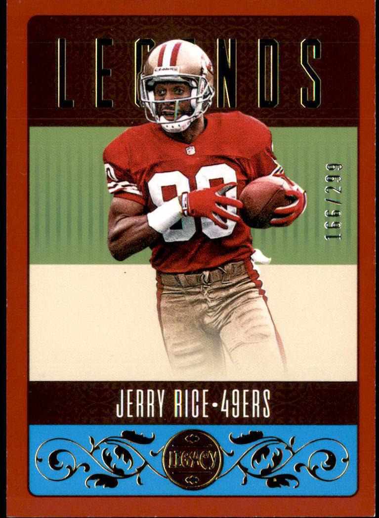 2023 Panini Legacy Football Red Jerry Rice #121