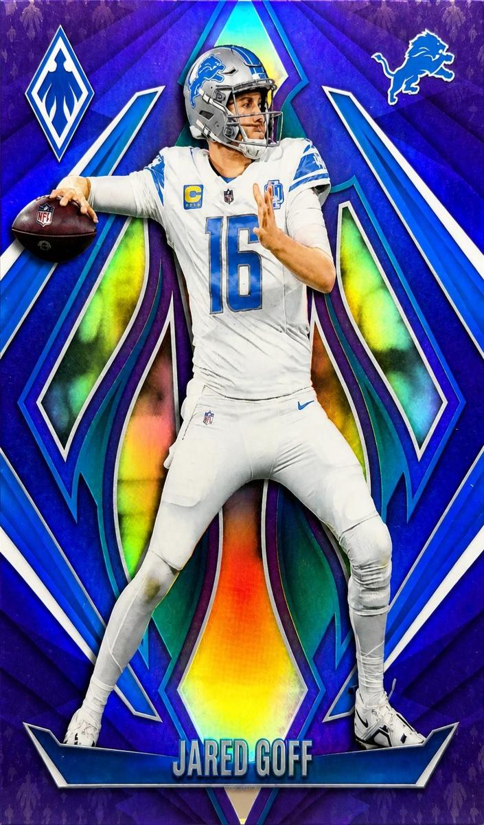 2024 Panini Phoenix Football Purple Jared Goff #75