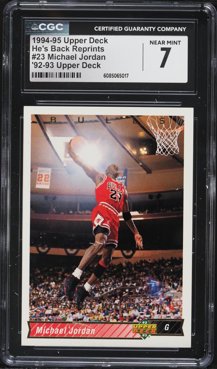 1994 Upper Deck Jordan Collection Basketball Michael Jordan #23 PSA 9