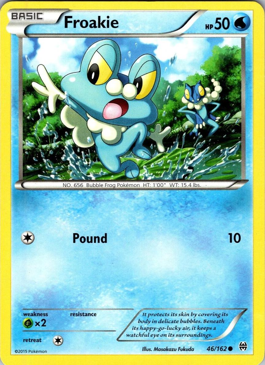 2015 Pokemon XY BREAKthrough Froakie #46