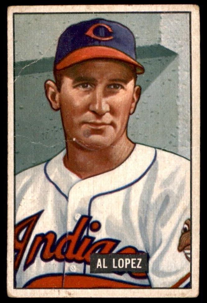1951 Bowman Baseball Al Lopez #295 PSA 5.5