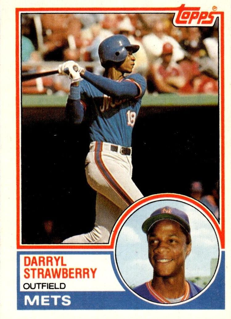 1983 Topps Traded Baseball Darryl Strawberry #108T RAW Ungraded