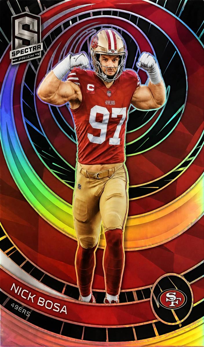 2023 Panini Spectra Football Hyper Nick Bosa #88