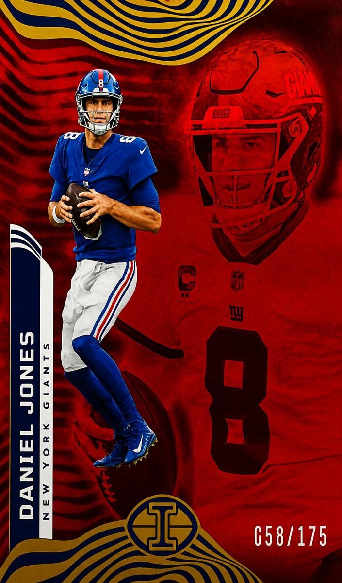 2024 Panini Illusions Football Red Trophy Collection Daniel Jones #64