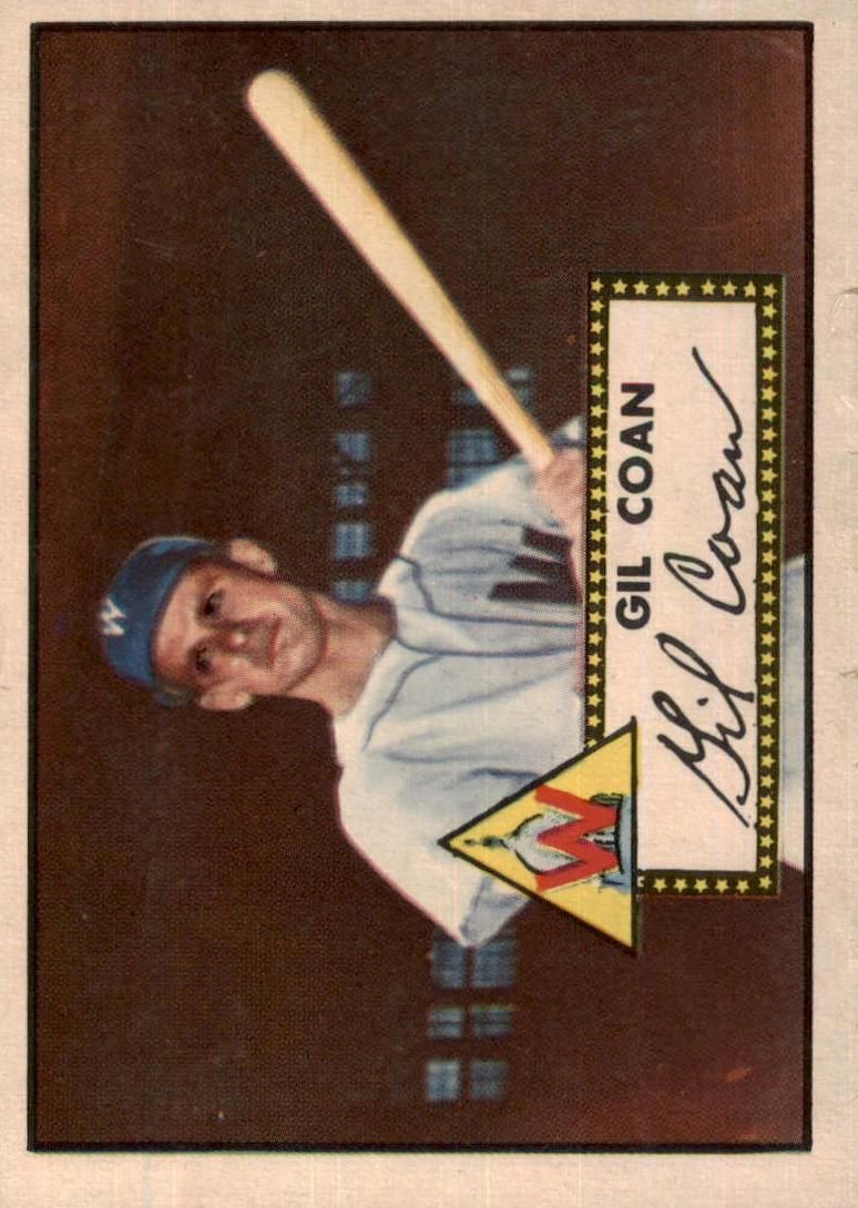 1952 Topps Baseball Gil Coan #291