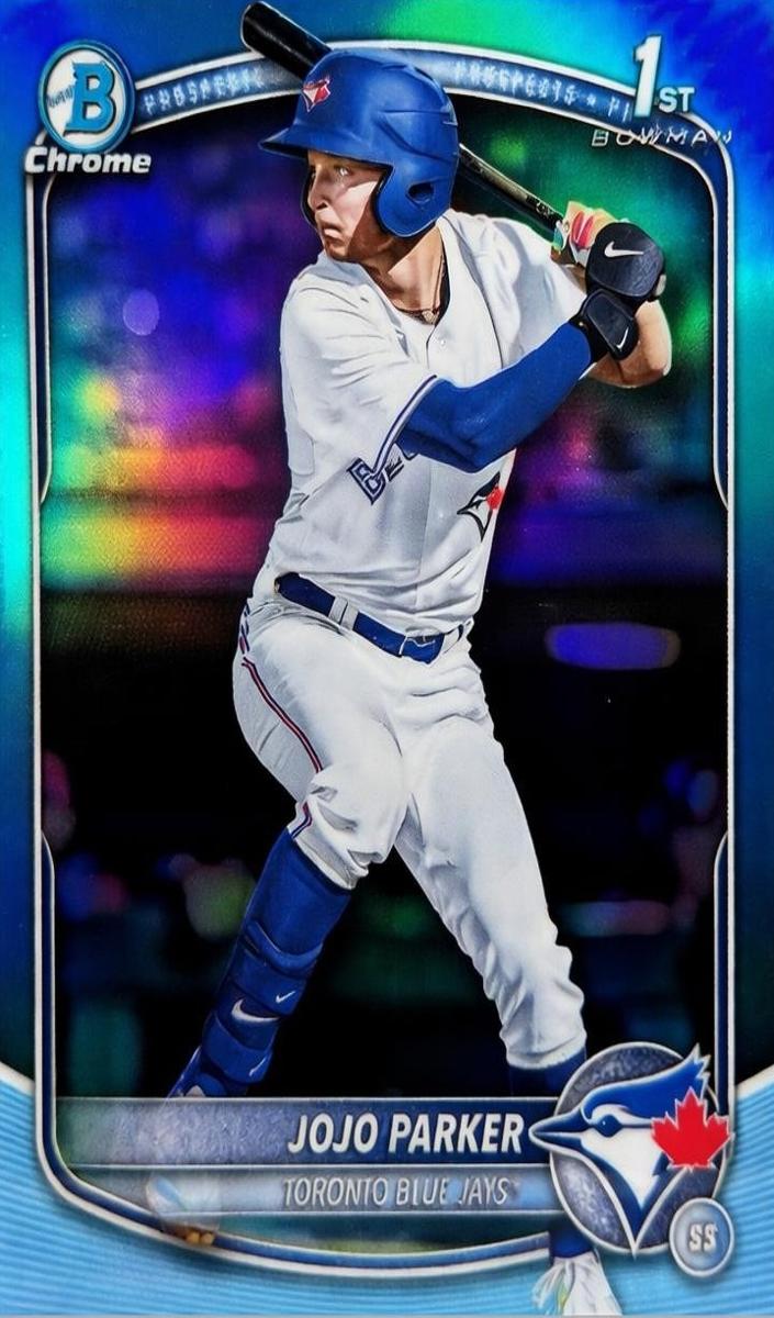2025 Bowman Draft Chrome Baseball Sky Blue Refractor JoJo Parker #BDC-8