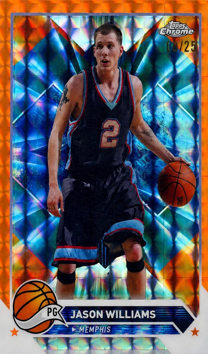 2023 Topps Chrome Basketball Orange Geometric Jason Williams #89