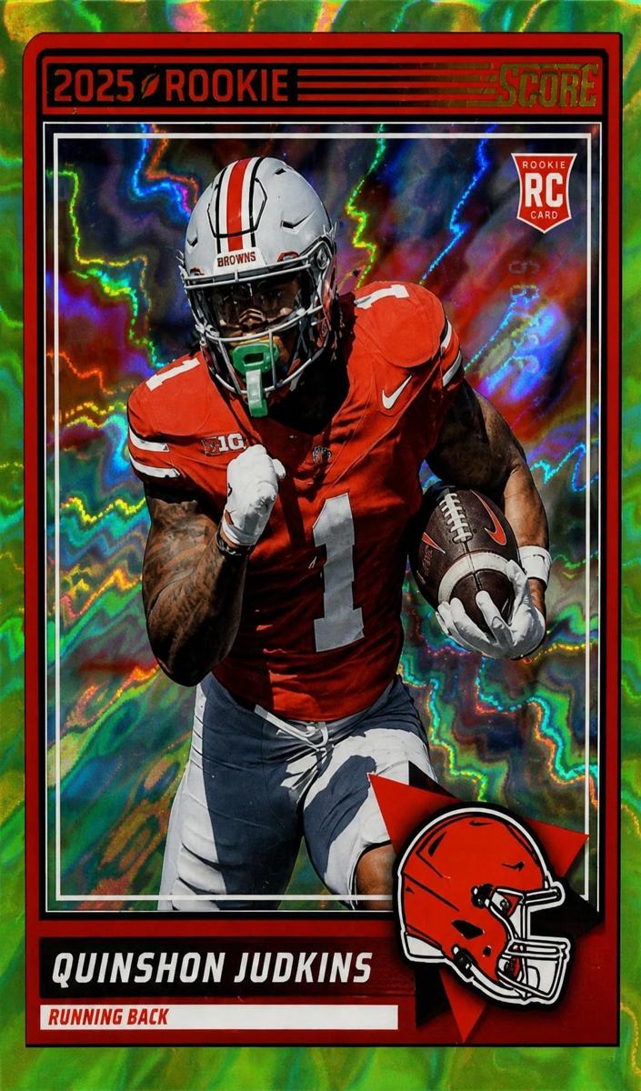 2025 Panini Score Football Electric Quinshon Judkins #38