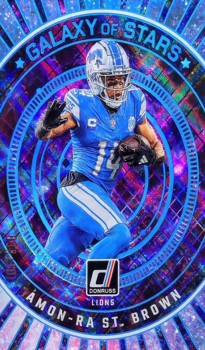 2024 Panini Donruss Football Cosmic Amon-Ra St. Brown #GOS-ASB
