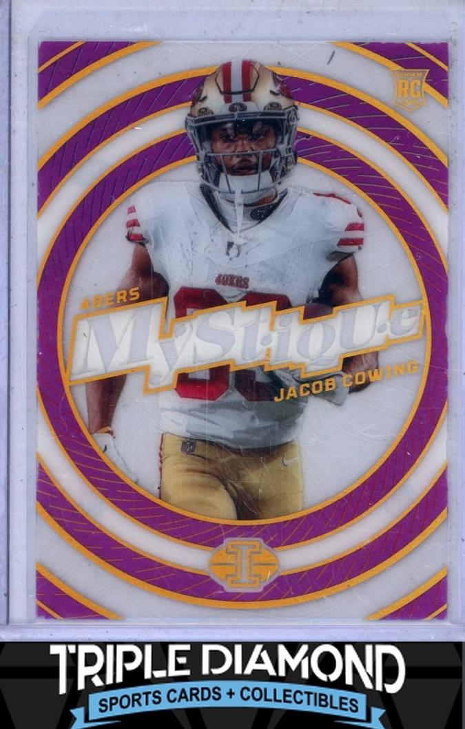 2024 Panini Illusions Football Purple Jacob Cowing #39