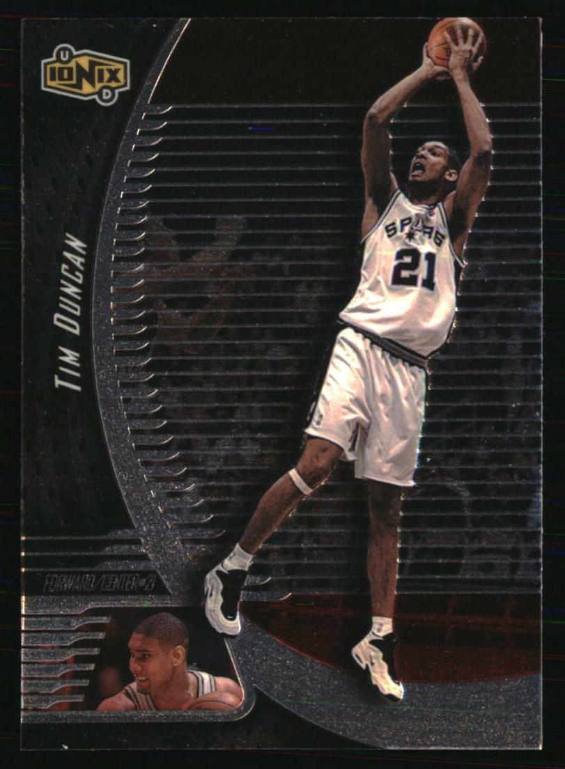 1998 Upper Deck Ionix Basketball Tim Duncan #51