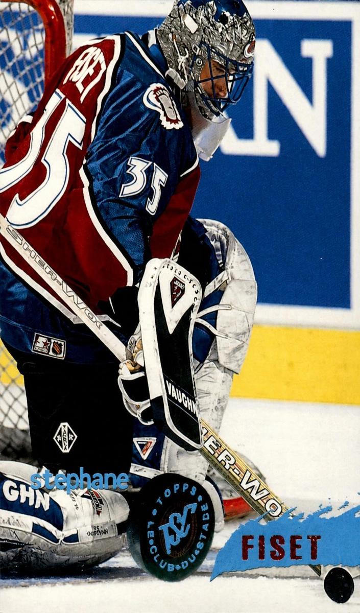 1995 Topps Stadium Club Hockey Stephane Fiset #53