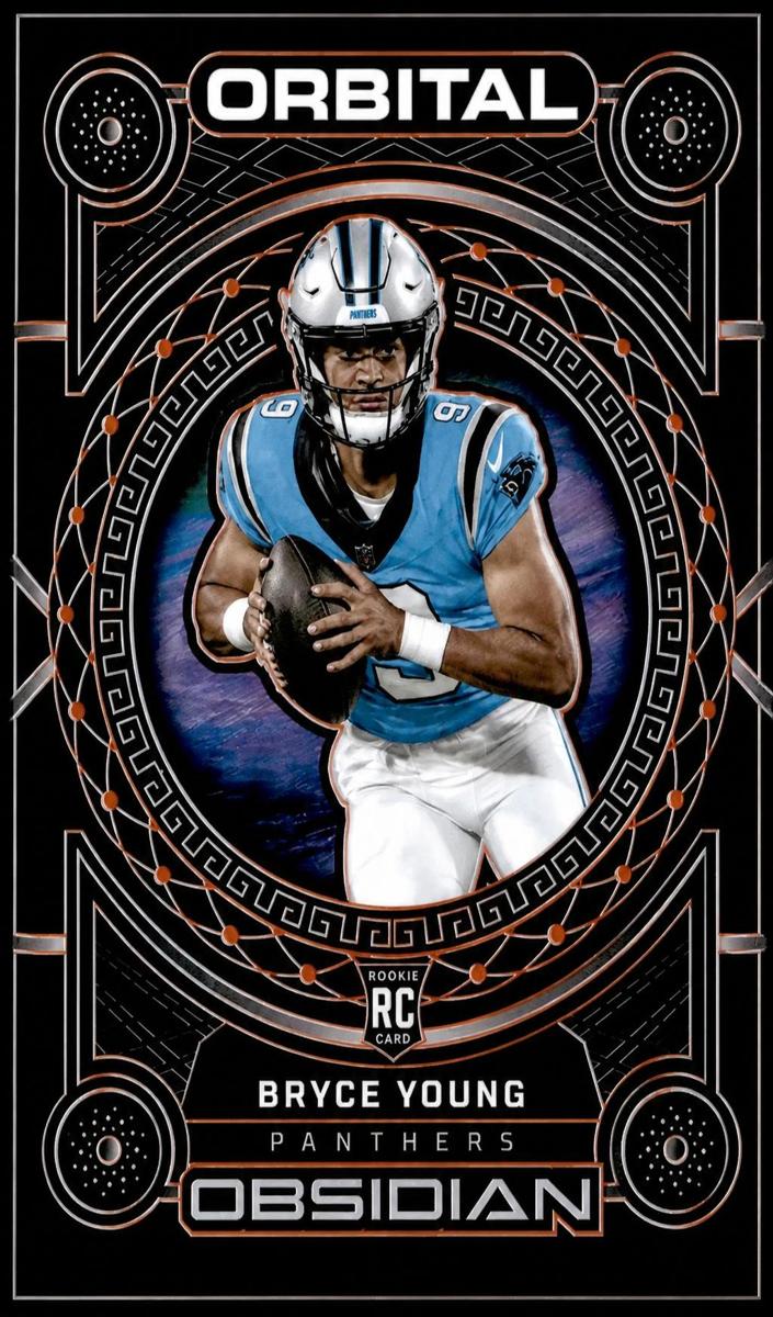 2023 Panini Obsidian Football Electric Etch Orange Bryce Young #4 PSA 9