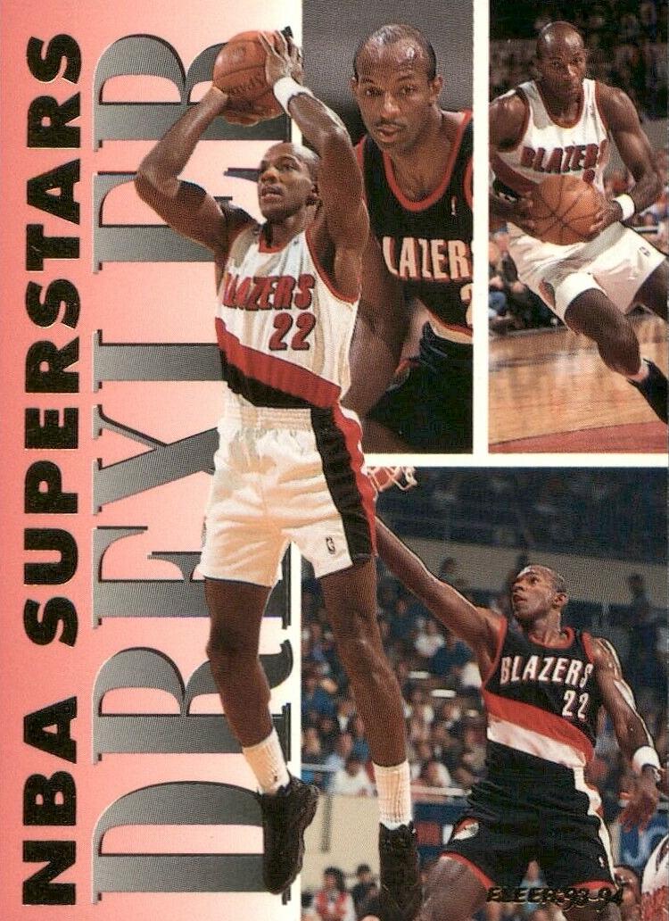 1993 Fleer Basketball Clyde Drexler #4 PSA 10