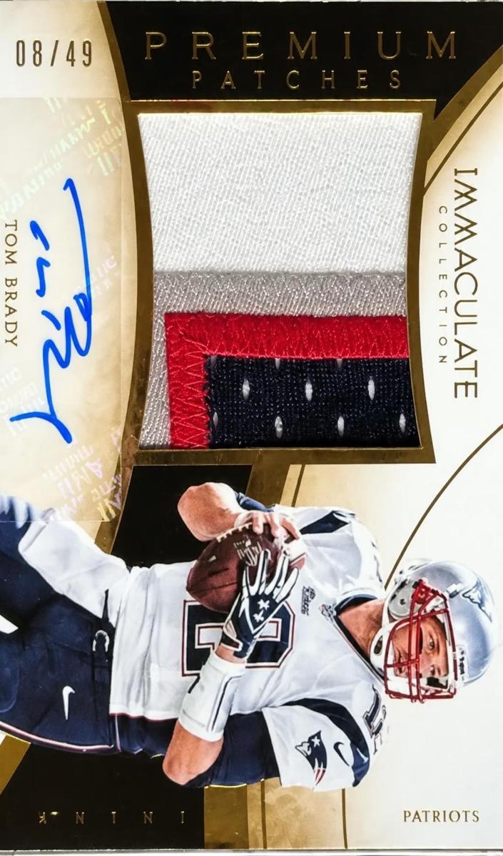 2014 Panini Immaculate Collection Football Tom Brady #P-TB BGS 8