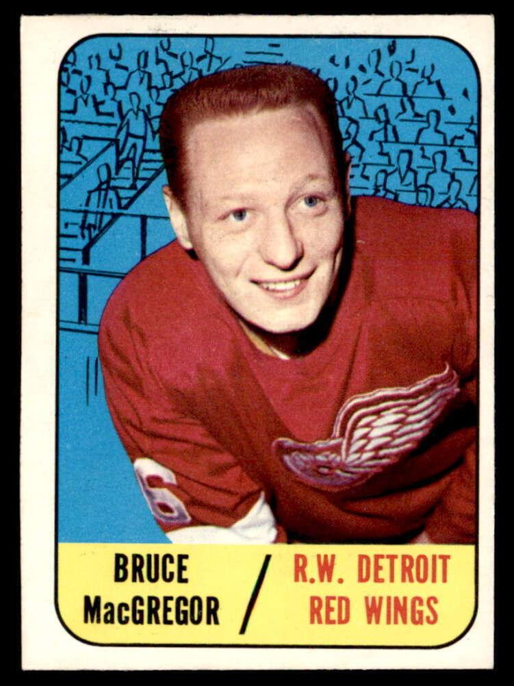 1967 Topps Hockey Bruce MacGregor #102