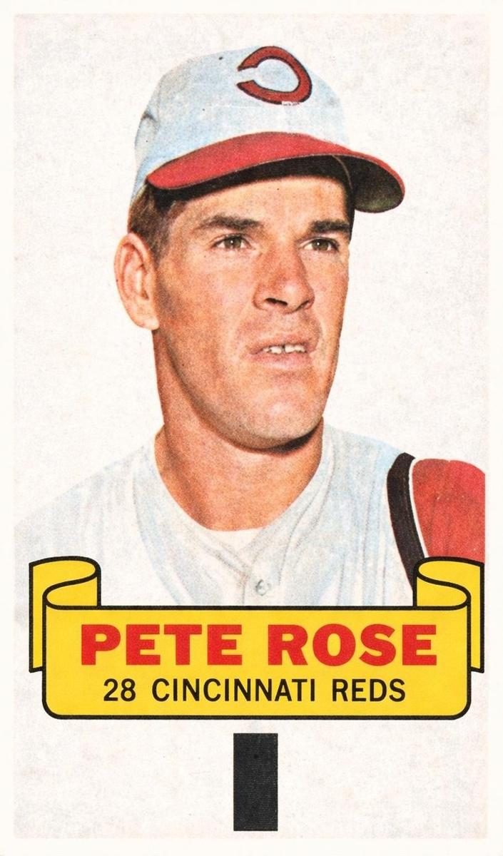 1966 Topps Rub-Offs Baseball Pete Rose #NNO PSA 6