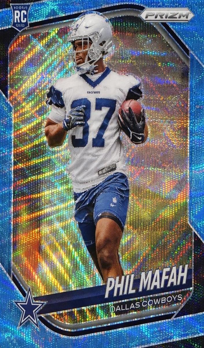 2025 Panini Prizm Football Blue Wave Phil Mafah #378