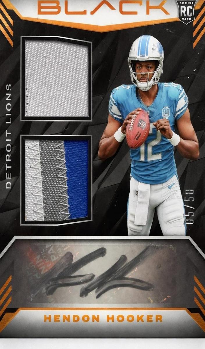 2023 Panini Black Football Citrine Hendon Hooker #RSM-17 PSA 6