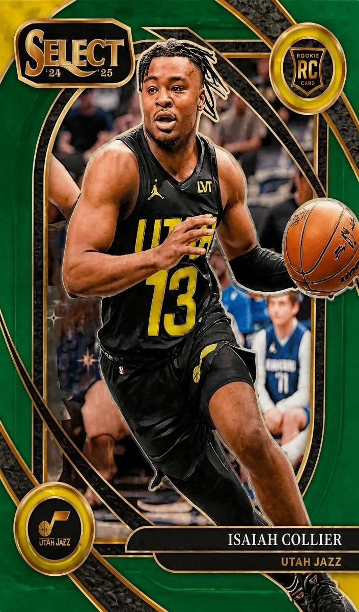 2024 Panini Select Basketball Green Stars Isaiah Collier #279