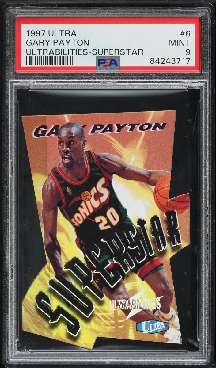 1997 Fleer Ultra Basketball Superstar Gary Payton #6