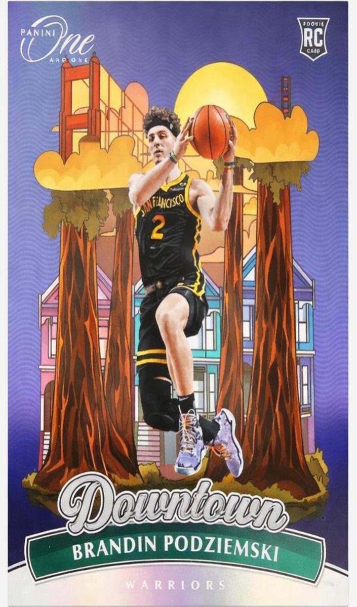 2023 Panini One and One Basketball Brandin Podziemski #2