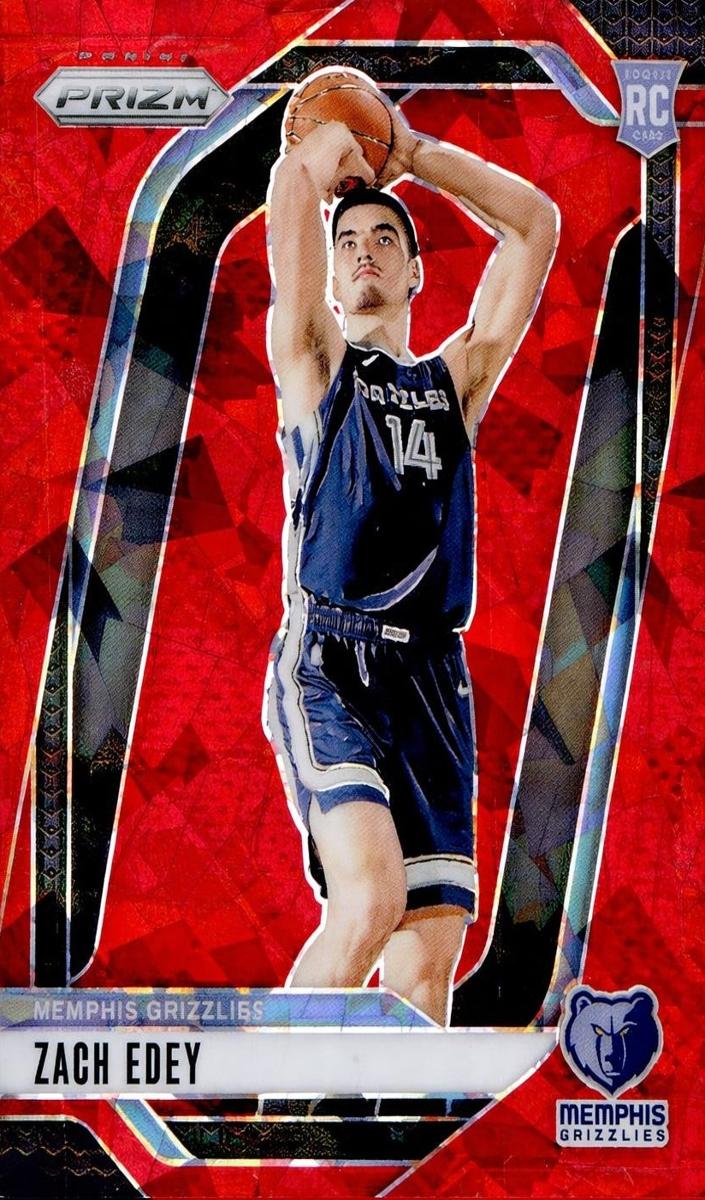 2024 Panini Prizm Basketball Red Ice Zach Edey #249 SGC 9
