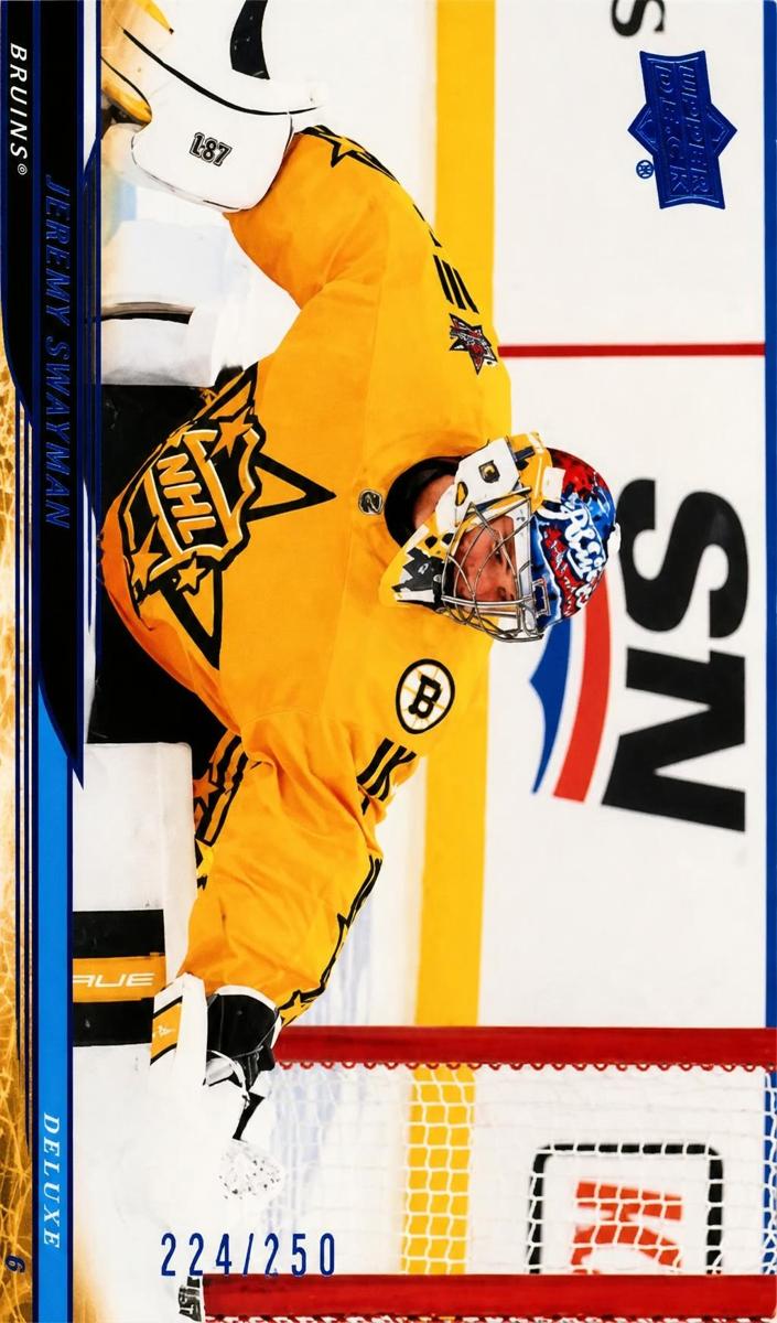 2024 Upper Deck Hockey Deluxe Jeremy Swayman #678