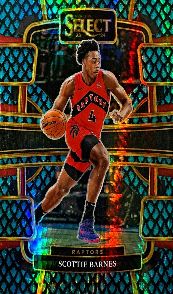 2023 Panini Select Basketball Dragon Scale Scottie Barnes #54