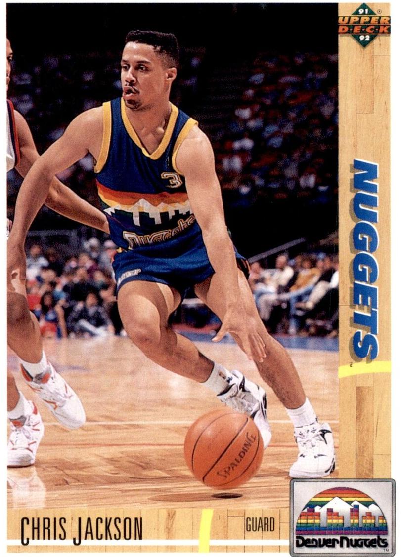 1991 Upper Deck Basketball Chris Jackson #319