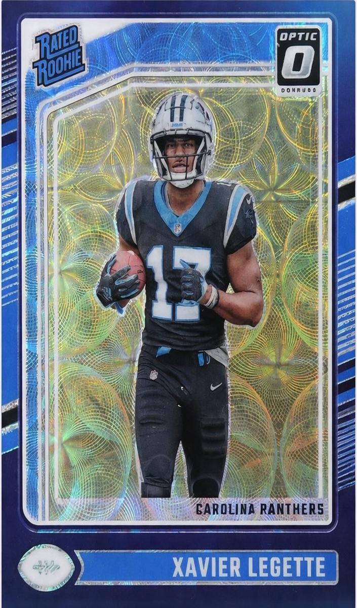 2024 Donruss Optic Football Blue Scope Xavier Legette #299 BGS 9.5