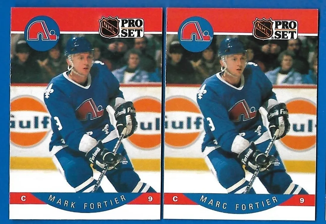 1990 Pro Set Hockey Error Marc Fortier #245