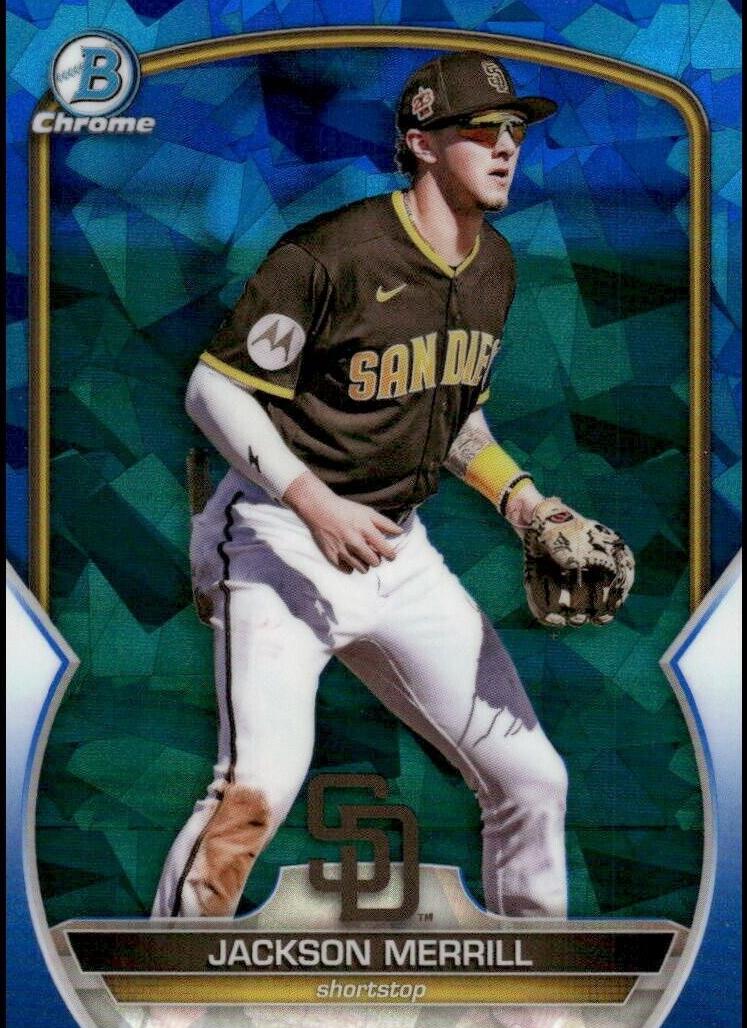 2023 Bowman Chrome Sapphire Baseball Jackson Merrill #BCP-244 PSA 10