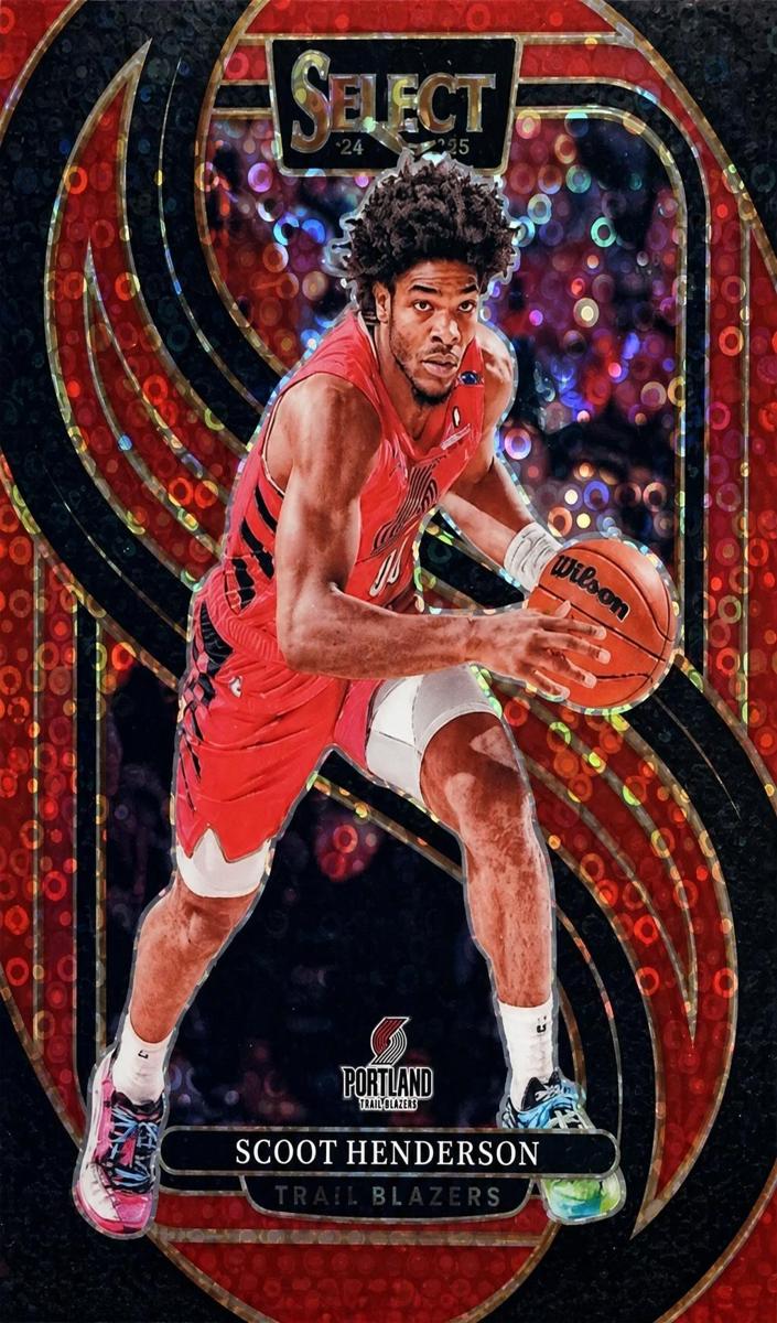 2024 Panini Select Basketball Red Disco Scoot Henderson #119