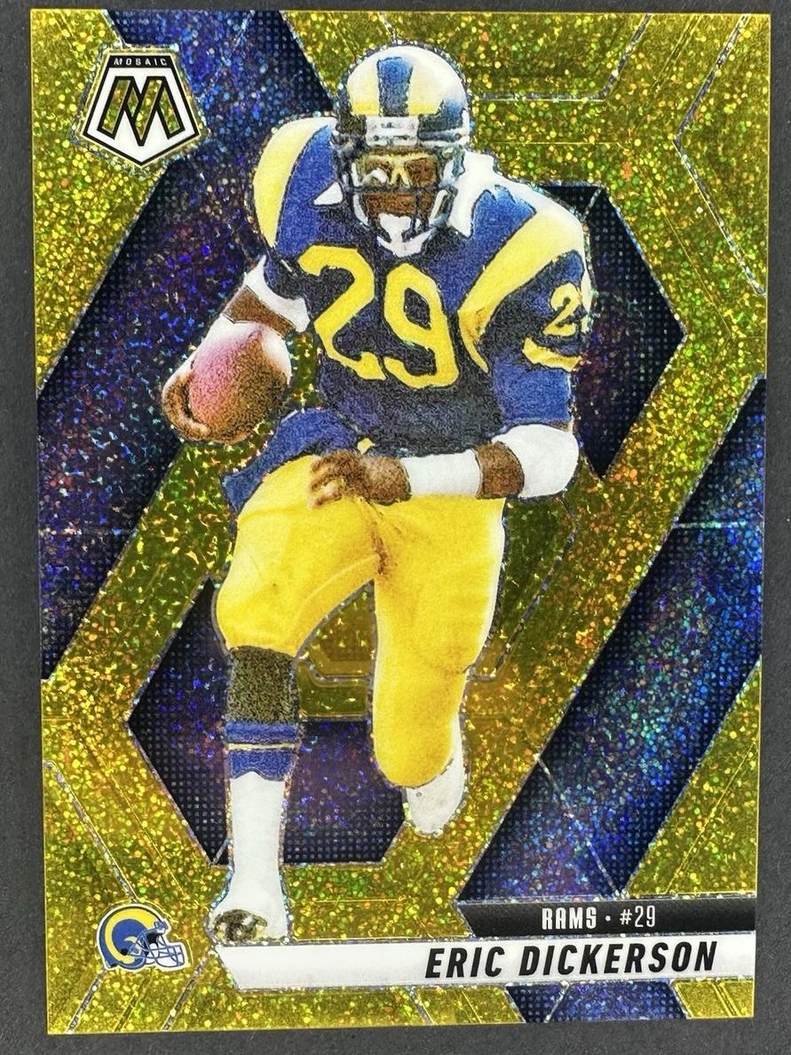 2025 Panini Mosaic Football Gold Glitter Eric Dickerson #154