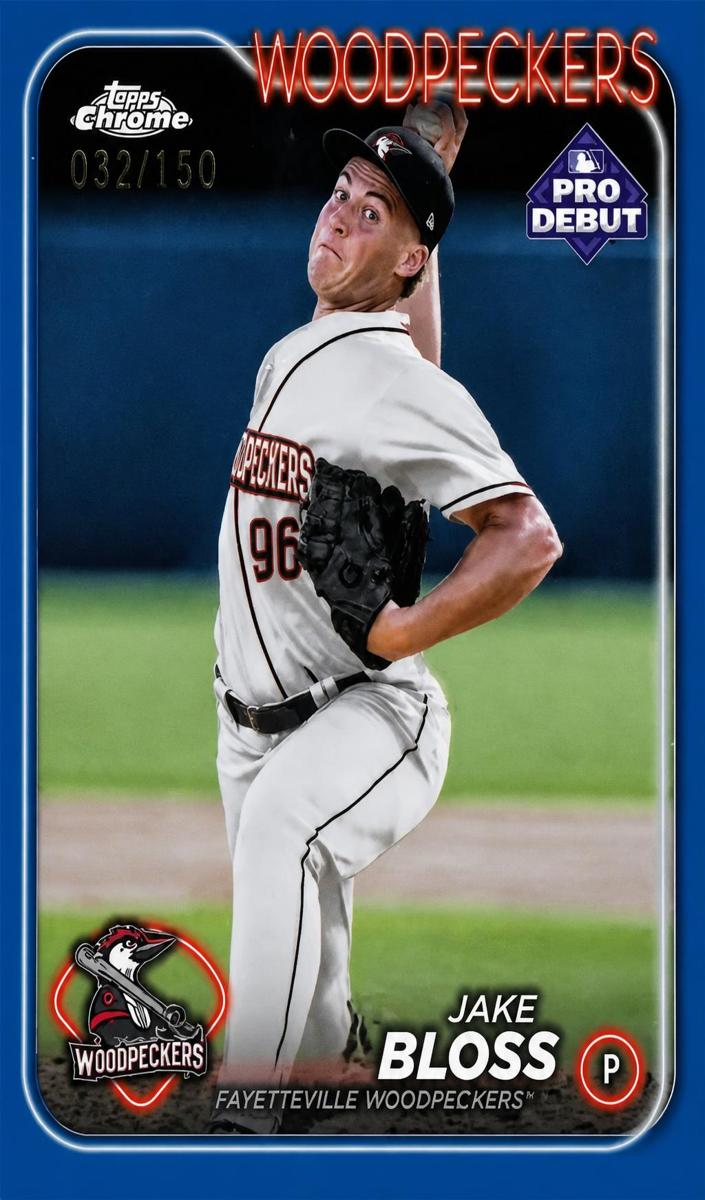 2024 Topps Pro Debut Baseball Blue Refractor Jake Bloss #PDC-142